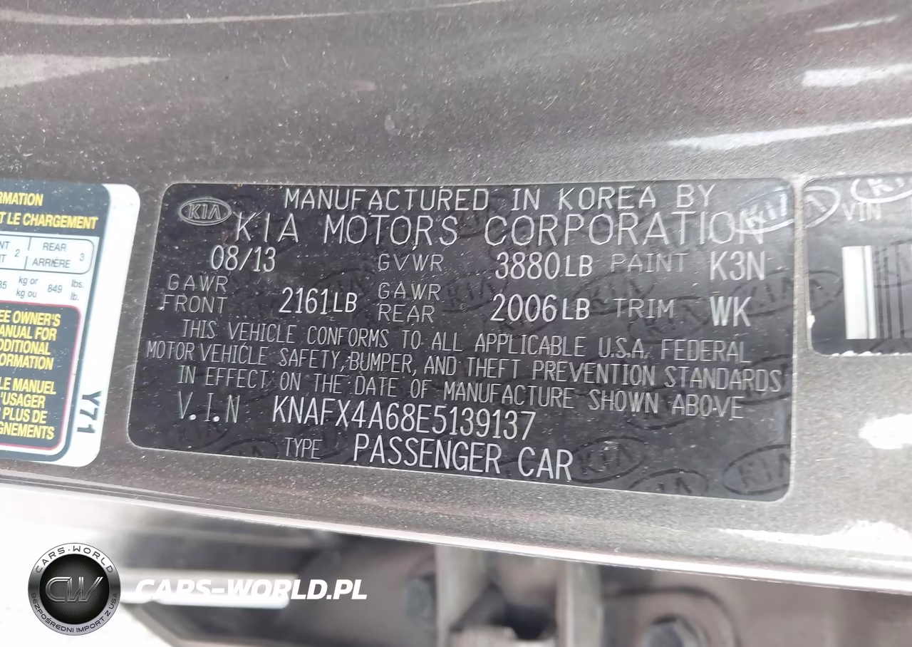 2014 Kia Forte Lx VIN:KNAFX4A68E5139137 - 9