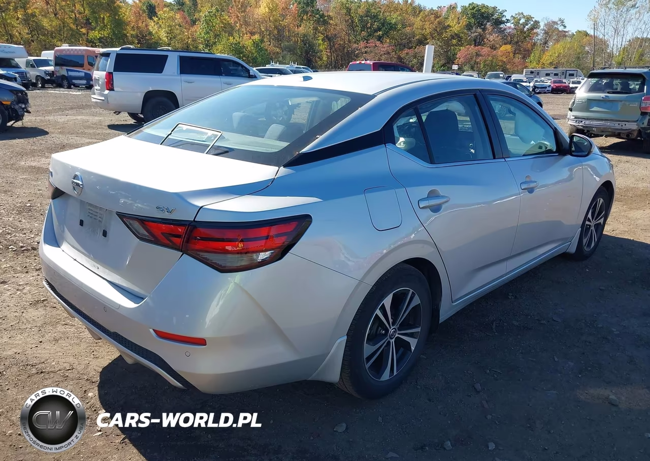 2022 Nissan Sentra Sv Xtronic Cvt VIN:3N1AB8CV8NY254155 - 4