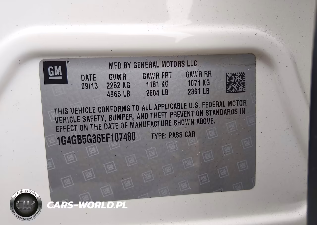2014 Buick Lacrosse VIN:1G4GB5G36EF107480 - 9