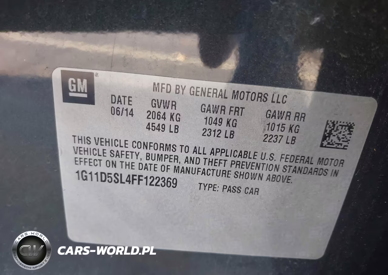 2015 Chevrolet Malibu 2Lt VIN:1G11D5SL4FF122369 - 9
