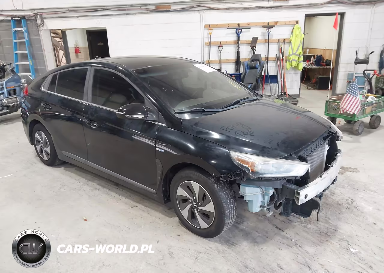2017 Hyundai Ioniq Hybrid Sel VIN:KMHC75LC2HU049650 - 1