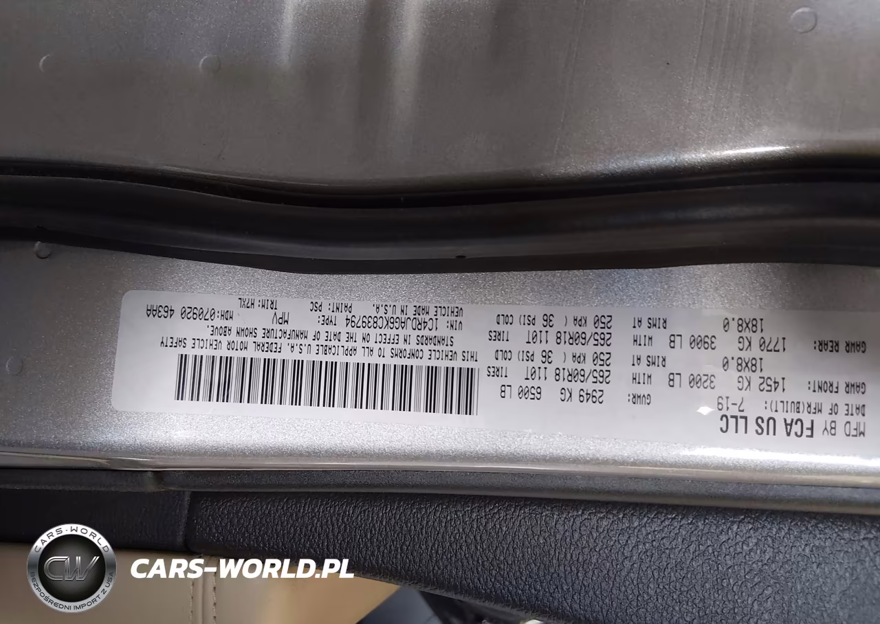2019 Dodge Durango Sxt Awd VIN:1C4RDJAG6KC839794 - 9