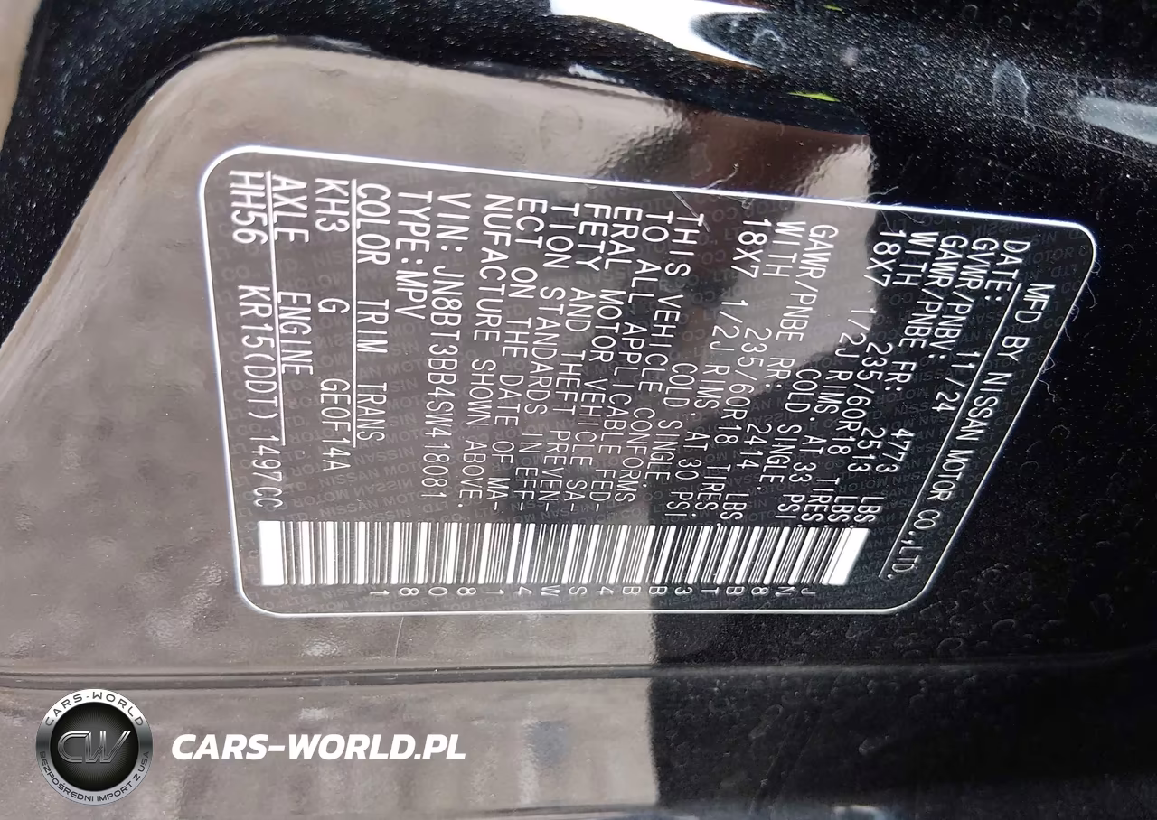 2025 Nissan Rogue Sv Intelligent Awd VIN:JN8BT3BB4SW418081 - 9