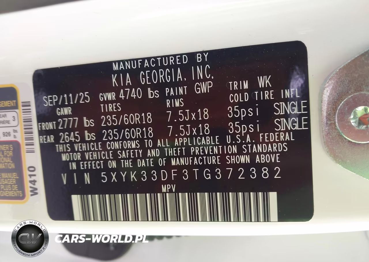 2026 Kia Sportage Ex VIN:5XYK33DF3TG372382 - 9