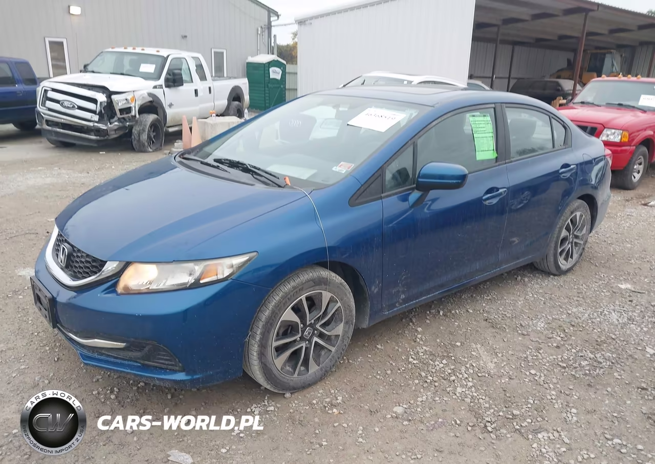 2014 Honda Civic Ex VIN:19XFB2F85EE008719 - 2