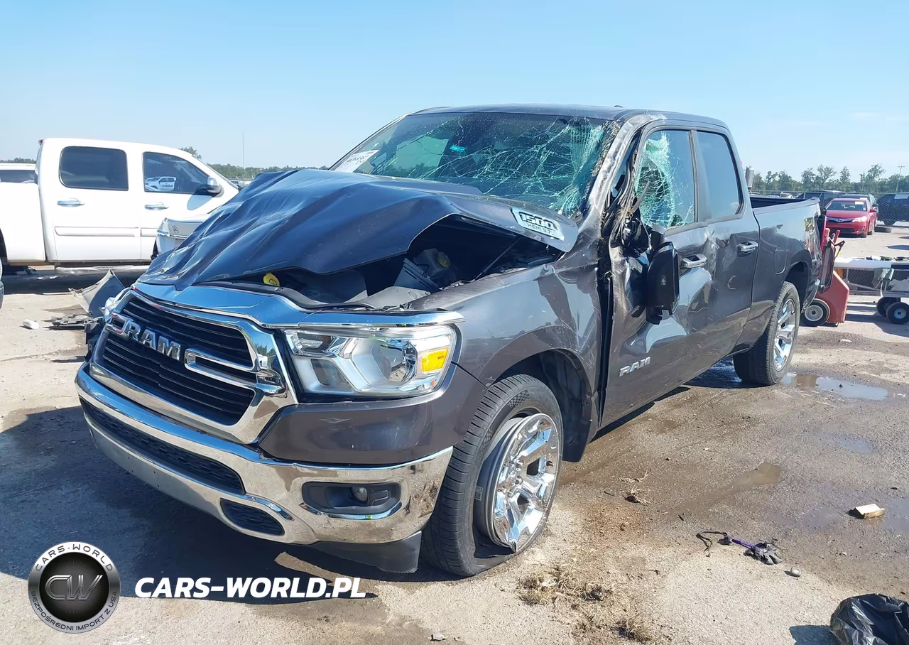 2019 Ram 1500 Big Horn-Lone Star 4X4 6'4 Box VIN:1C6SRFBT0KN918160 - 2