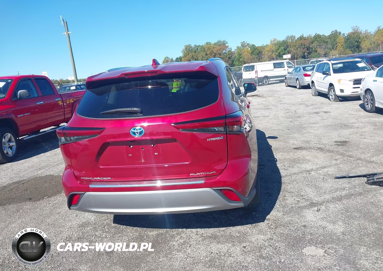 2021 Toyota Highlander Hybrid Platinum VIN:5TDEBRCH4MS043040 - 16
