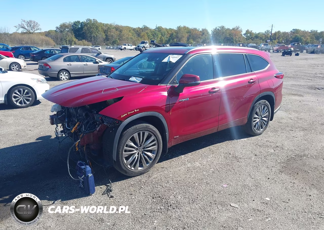 2021 Toyota Highlander Hybrid Platinum VIN:5TDEBRCH4MS043040 - 2