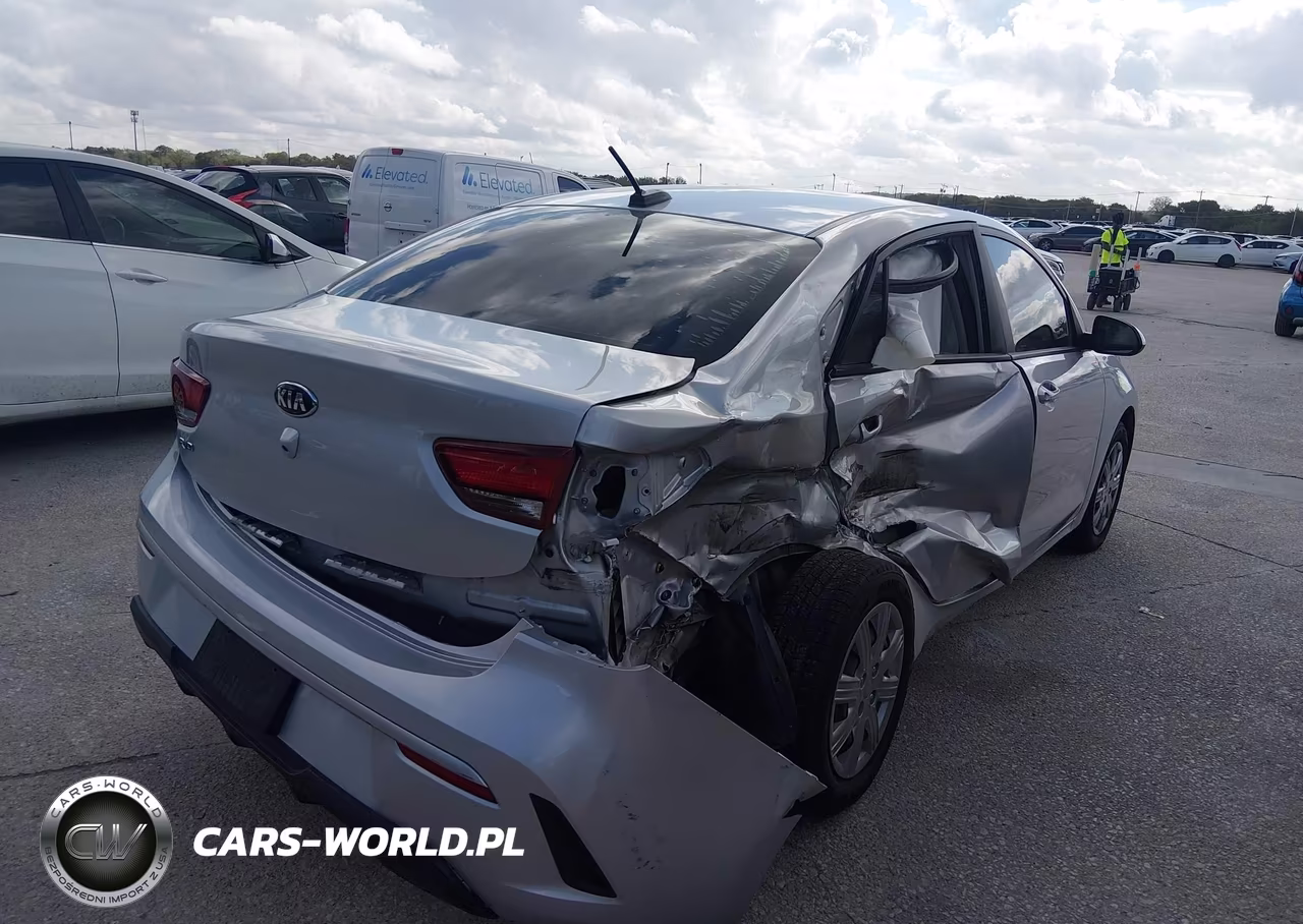 2021 Kia Rio Lx VIN:3KPA24AD7ME413182 - 4