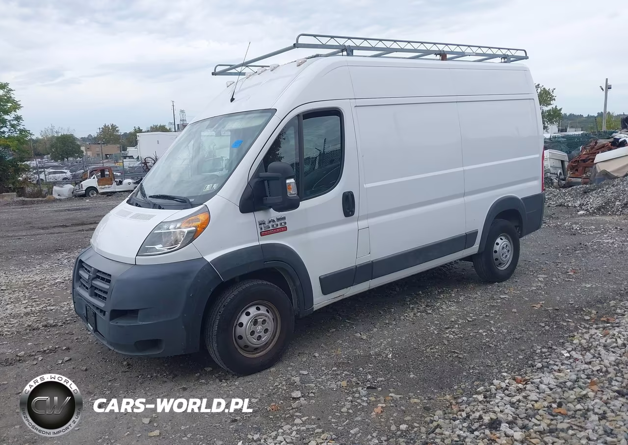 2017 Ram Promaster 1500 High Roof 136 Wb VIN:3C6TRVBG9HE515065 - 2