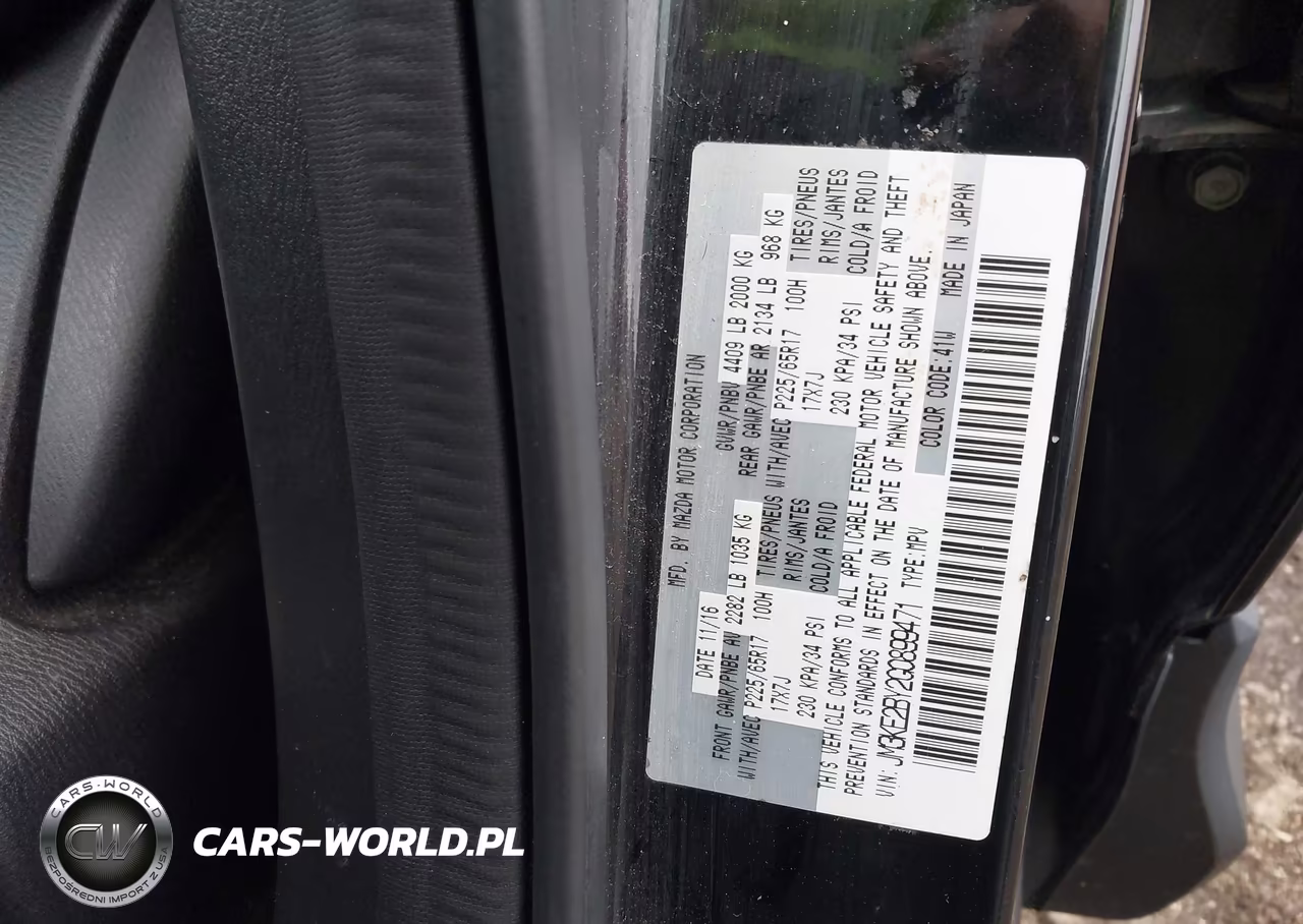 2016 Mazda Cx-5 Sport VIN:JM3KE2BY2G0899471 - 9