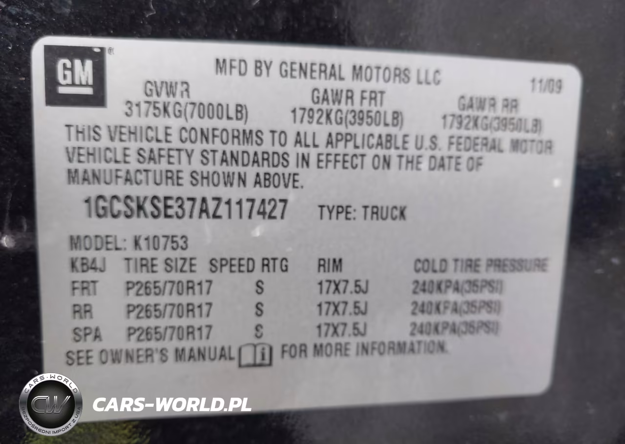 2010 Chevrolet Silverado 1500 Lt VIN:1GCSKSE37AZ117427 - 9