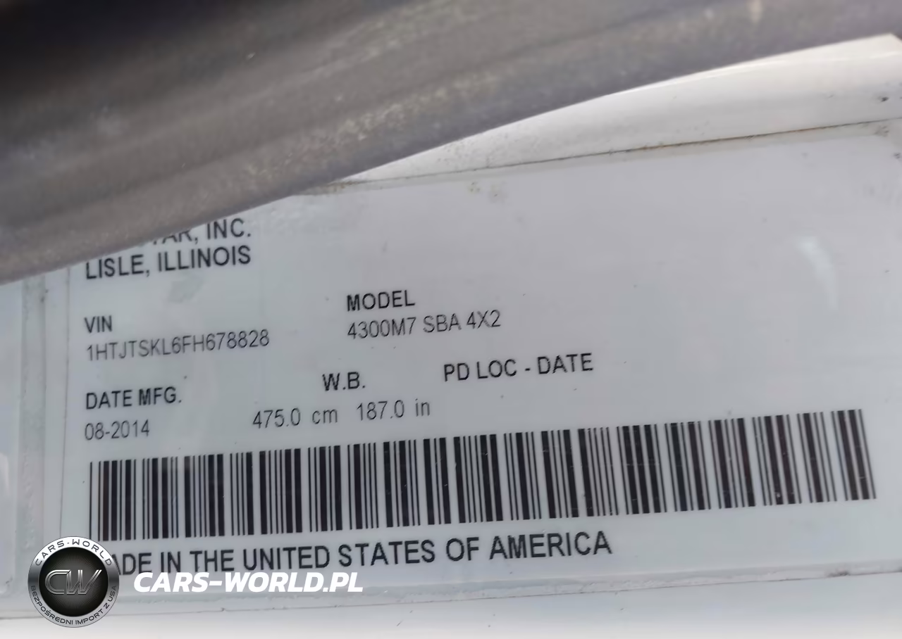 2015 International 4000 4300 VIN:1HTJTSKL6FH678828 - 8