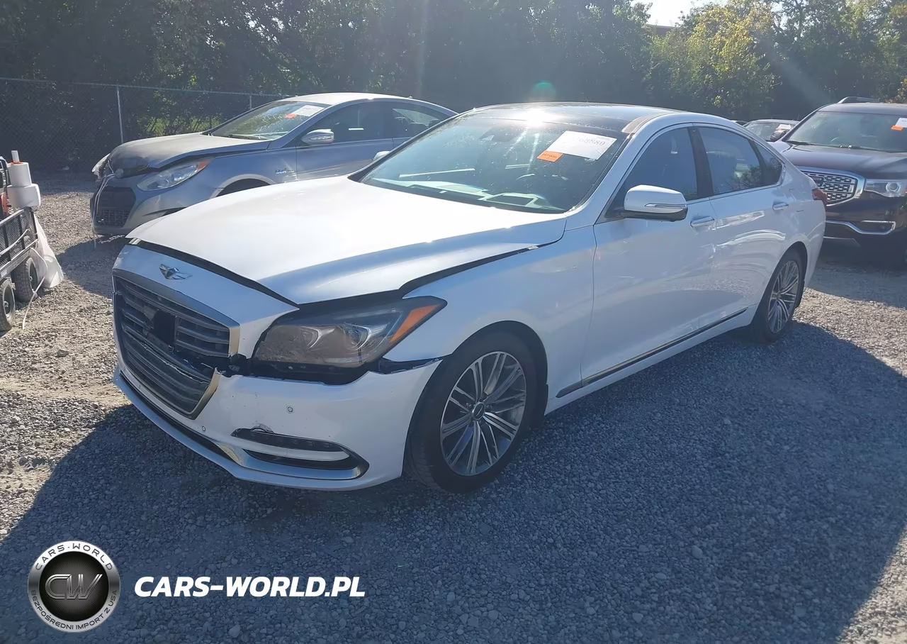 2018 Genesis G80 3.8 VIN:KMHGN4JE1JU235868 - 2