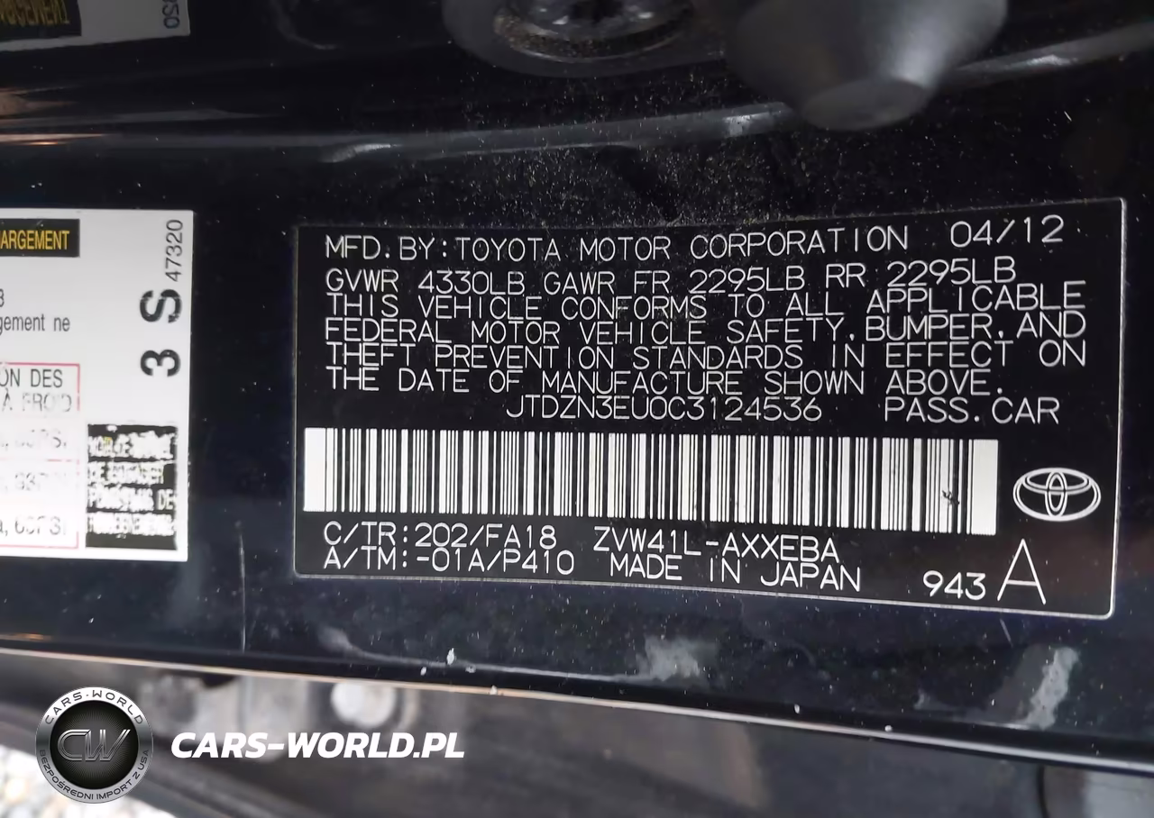 2012 Toyota Prius V Three VIN:JTDZN3EU0C3124536 - 9