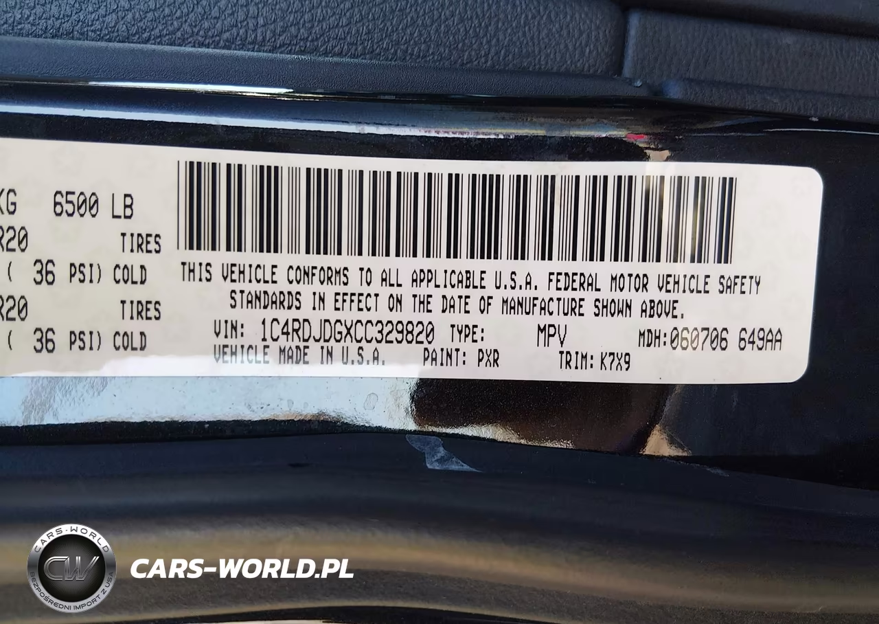 2012 Dodge Durango Crew VIN:1C4RDJDGXCC329820 - 9