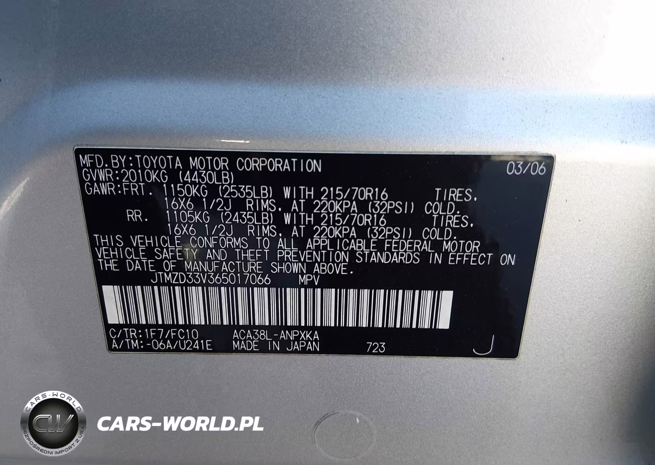 2006 Toyota Rav4 VIN:JTMZD33V365017066 - 9