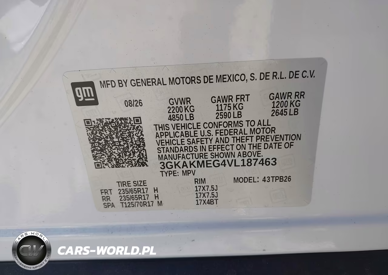 2027 GMC Terrain VIN:3GKAKMEG4VL187463 - 9