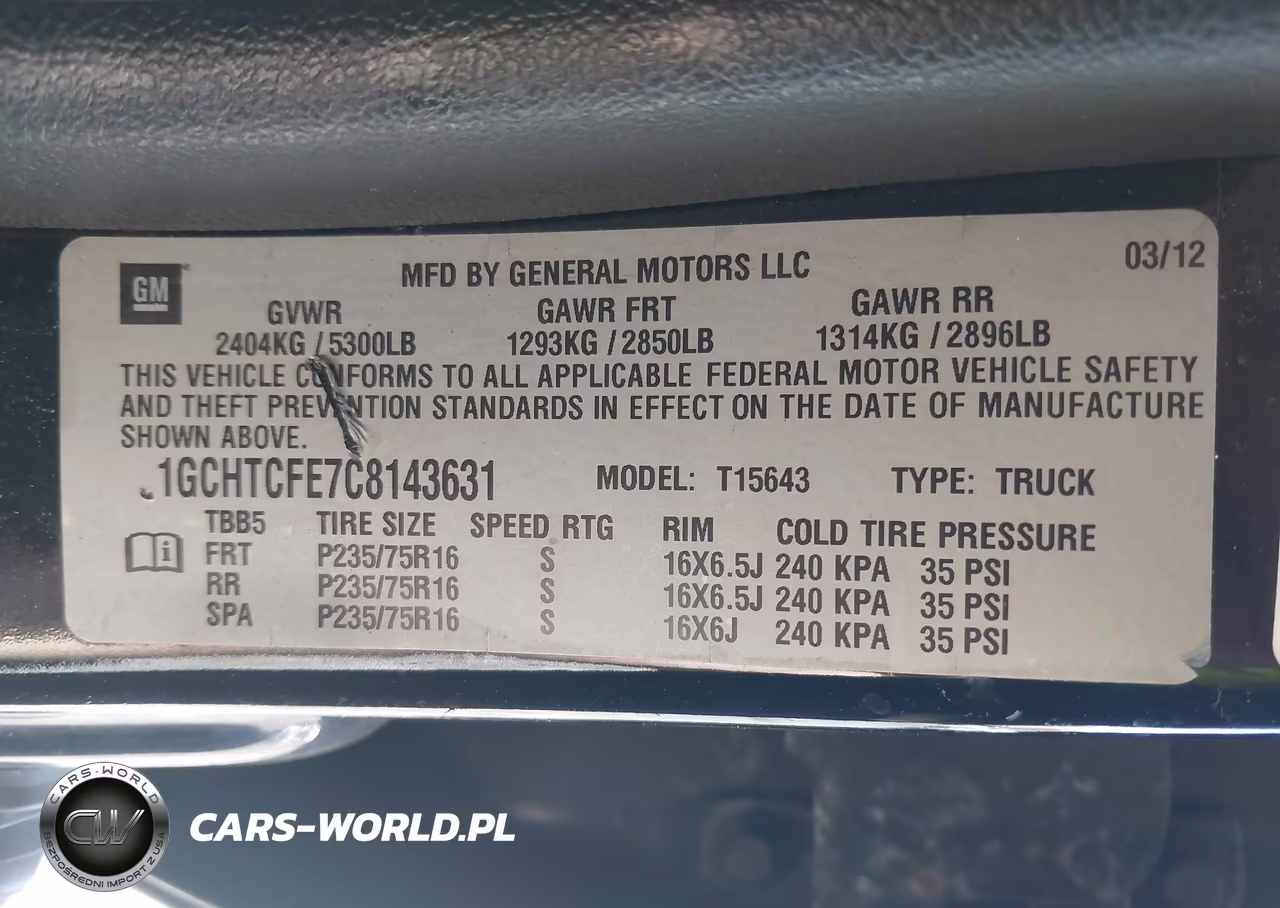 2012 Chevrolet Colorado 1Lt VIN:1GCHTCFE7C8143631 - 9