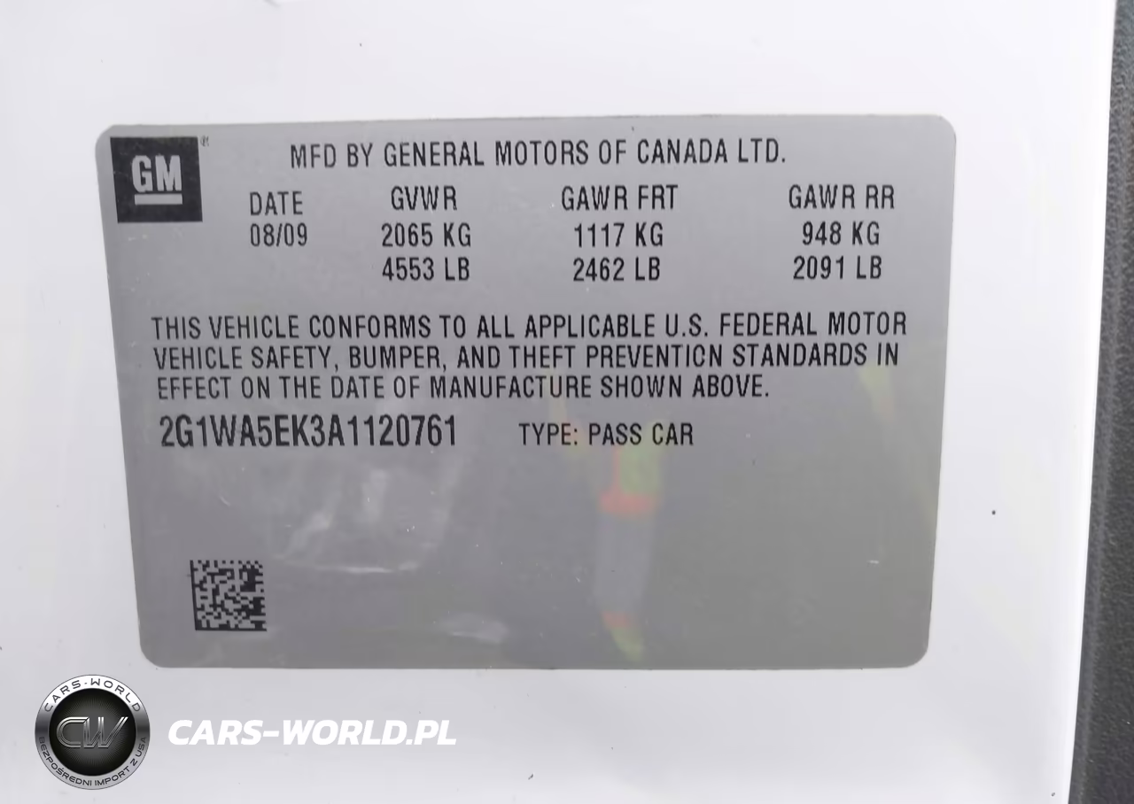 2010 Chevrolet Impala Ls VIN:2G1WA5EK3A1120761 - 9
