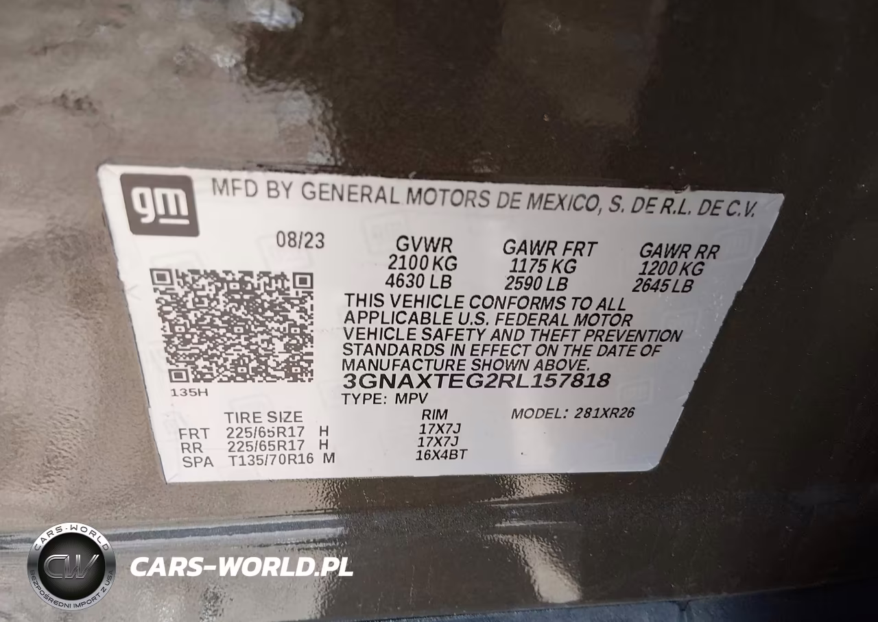 2024 Chevrolet Equinox Awd 2Fl VIN:3GNAXTEG2RL157818 - 9