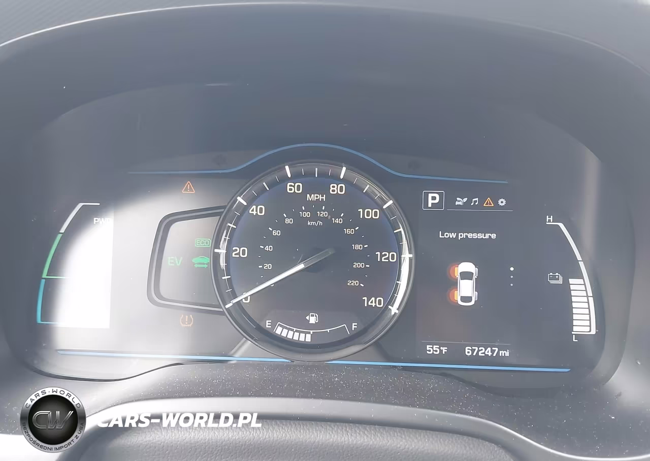 2018 Hyundai Ioniq Hybrid Blue VIN:KMHC65LC3JU076901 - 7