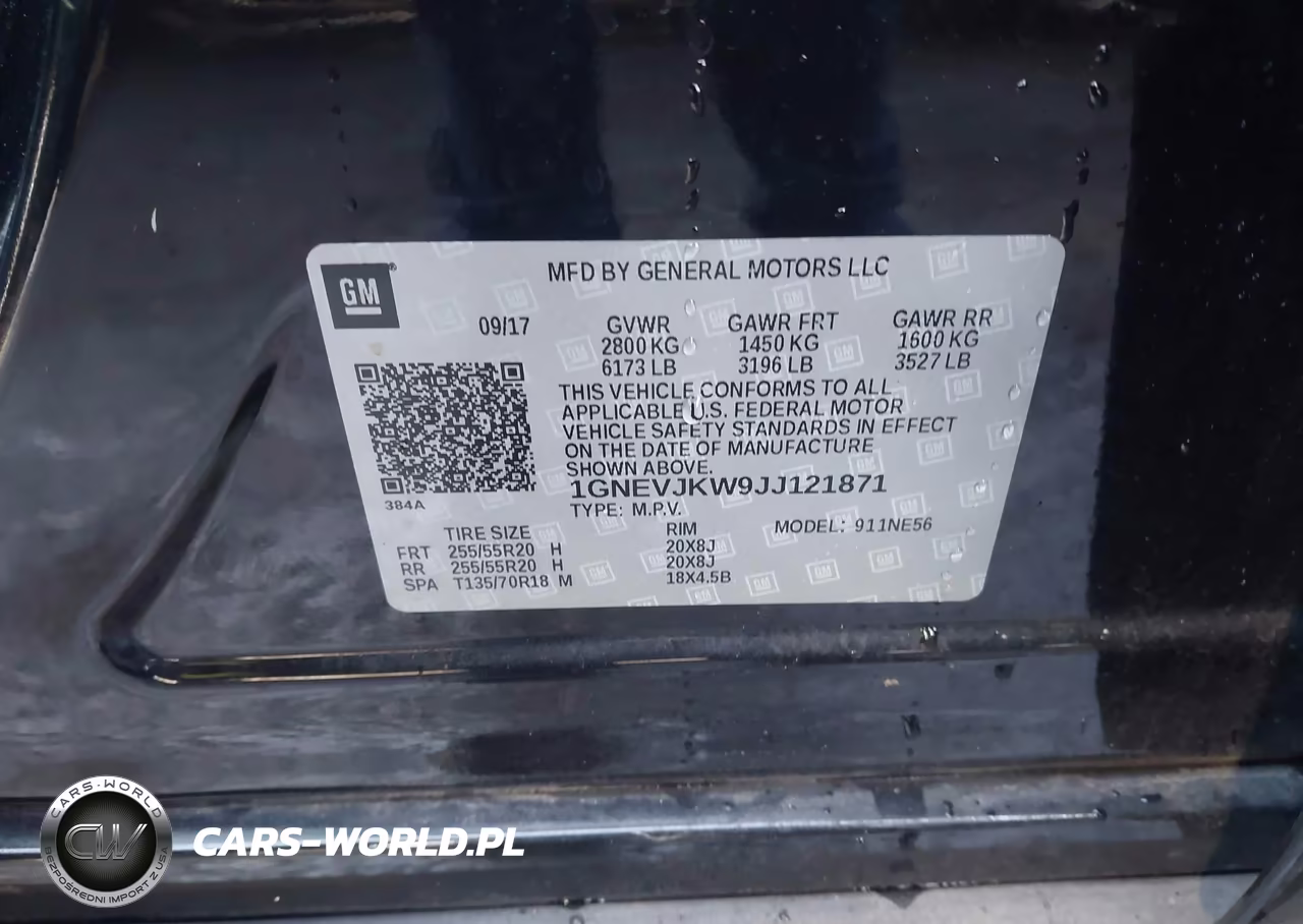2018 Chevrolet Traverse Premier VIN:1GNEVJKW9JJ121871 - 9