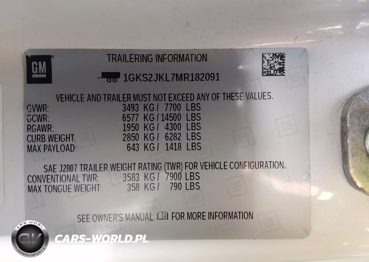2021 GMC Yukon Xl 4Wd Denali VIN:1GKS2JKL7MR182091 - 9