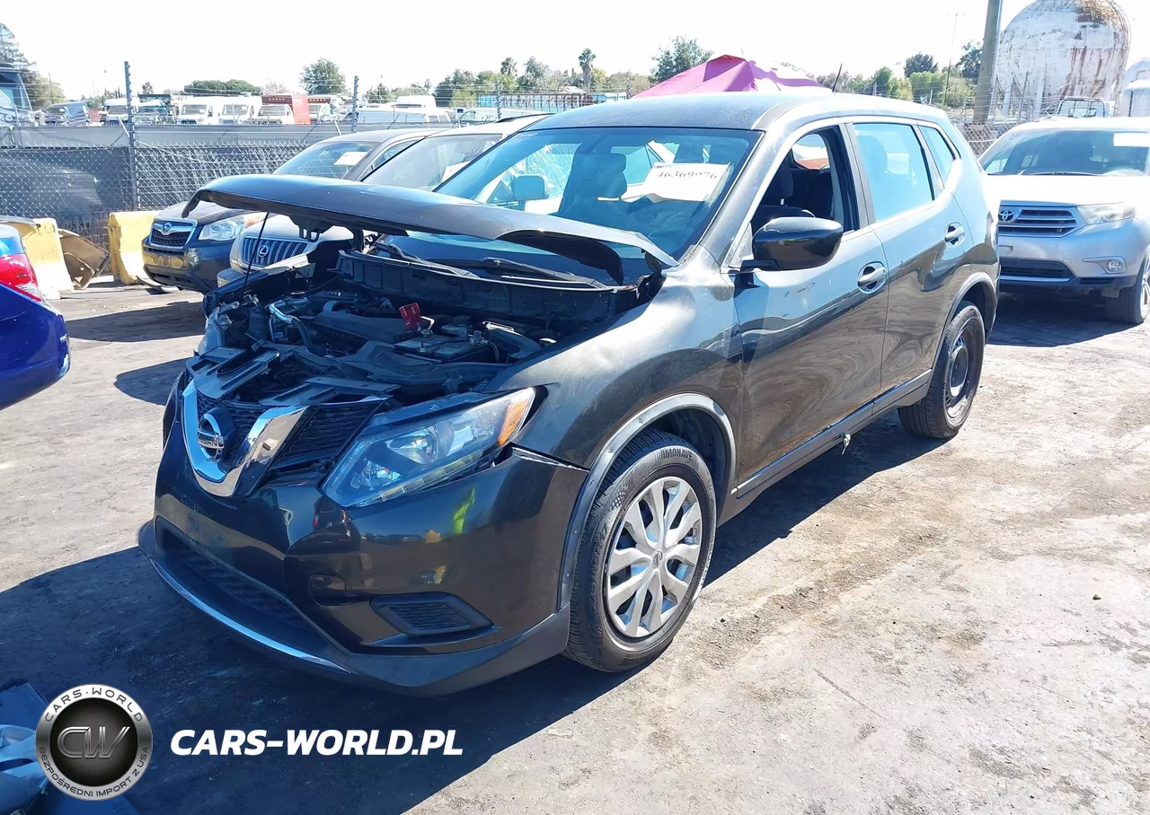 2016 Nissan Rogue Sv VIN:KNMAT2MTXGP705370 - 2