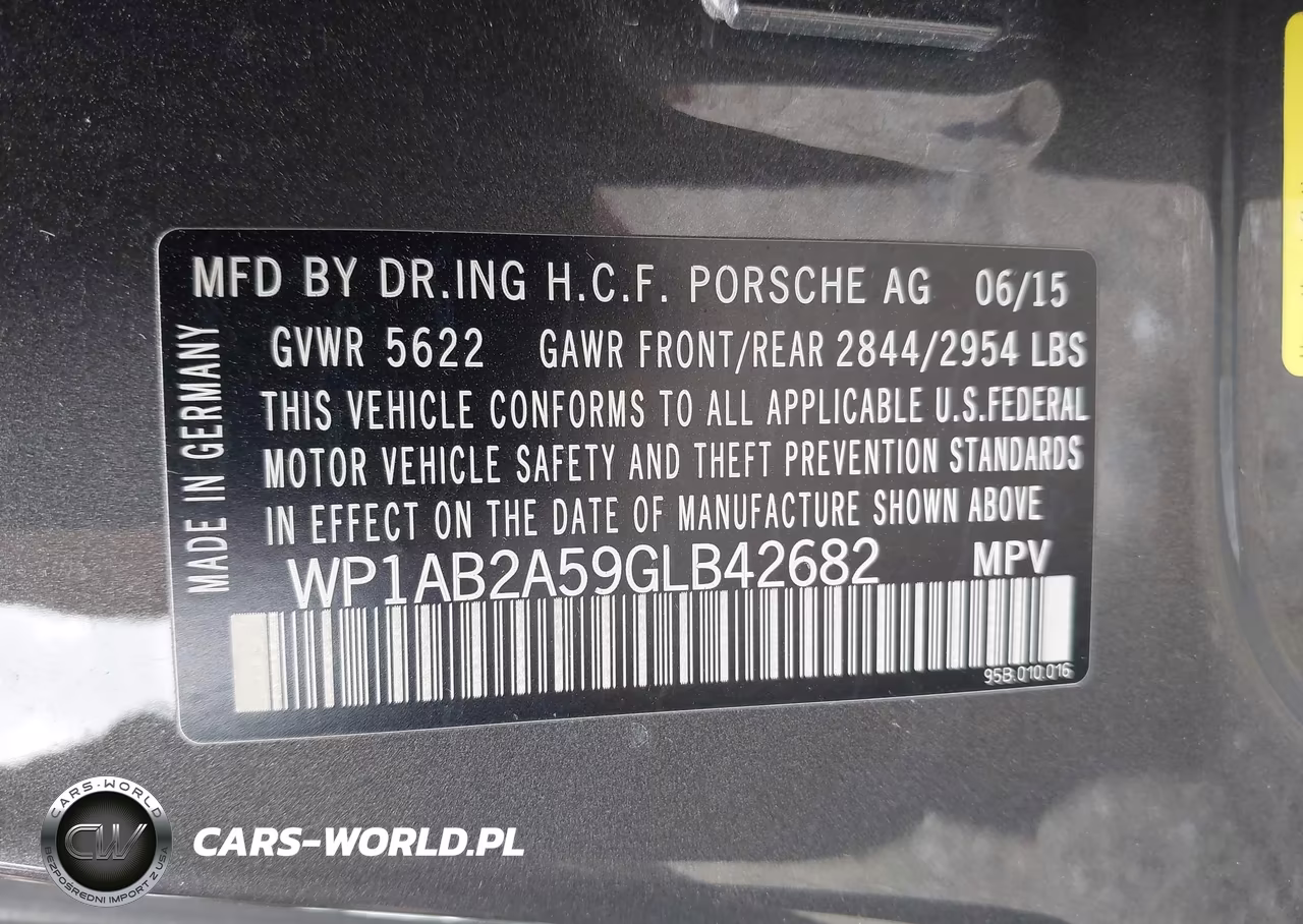 2016 Porsche Macan S VIN:WP1AB2A59GLB42682 - 9