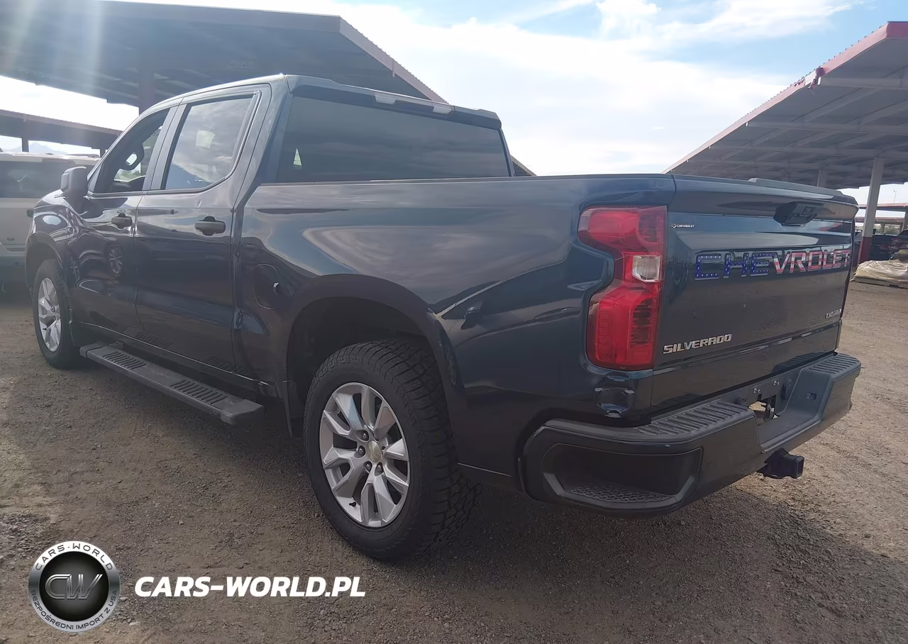2022 Chevrolet Silverado 1500 2Wd Short Bed Custom VIN:3GCPABEK9NG519424 - 3