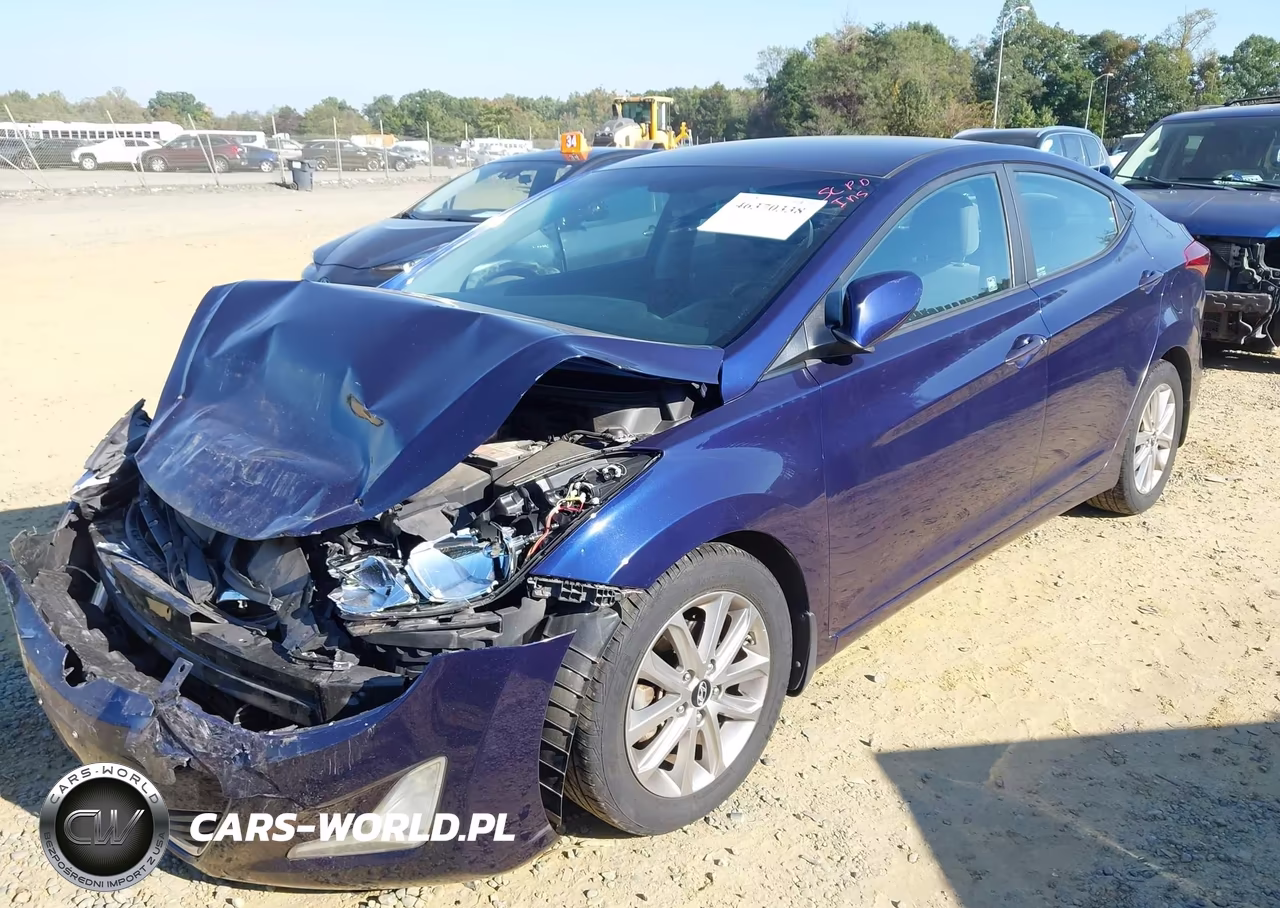 2014 Hyundai Elantra Se VIN:5NPDH4AE8EH499166 - 2