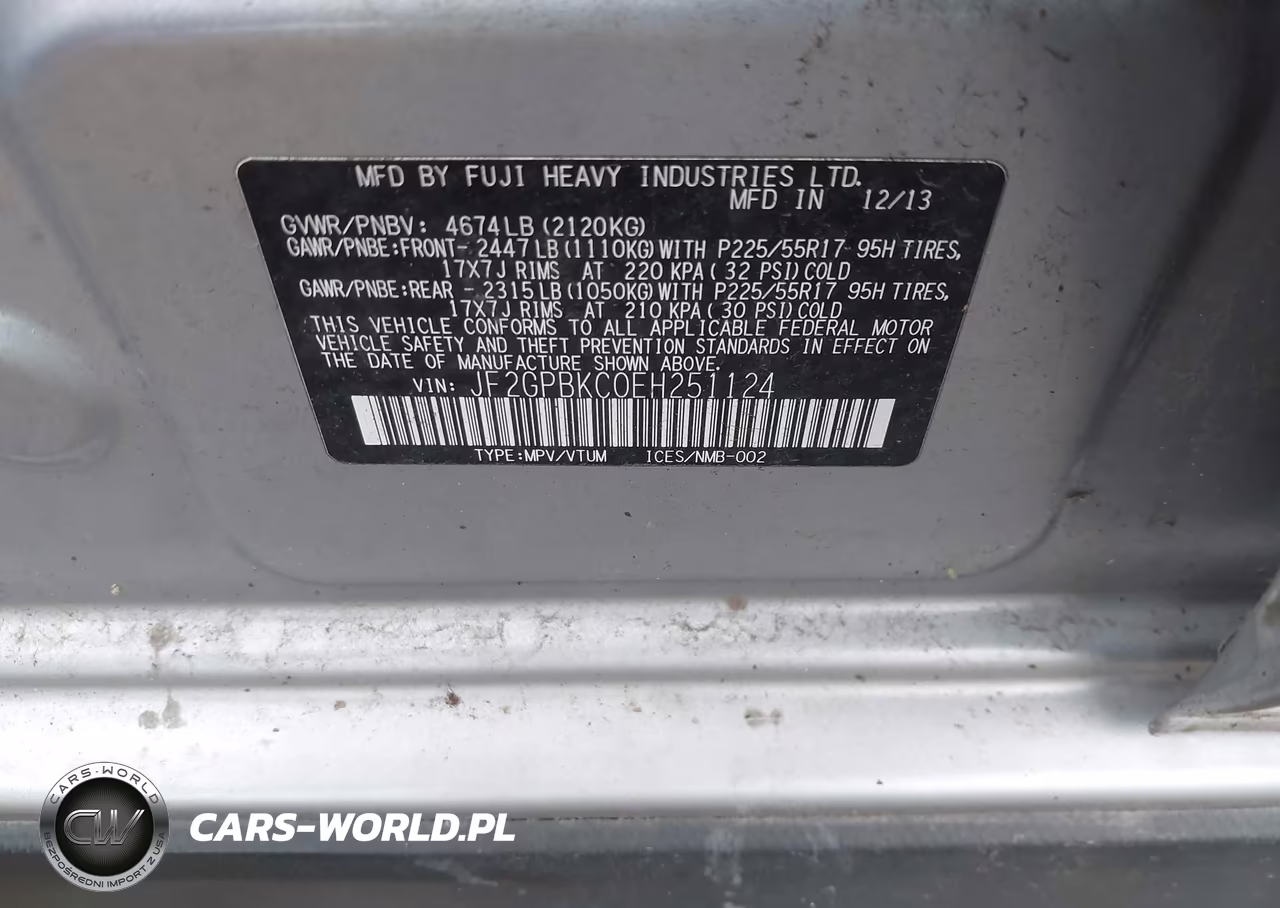 2014 Subaru Xv Crosstrek Hybrid 2.0I Touring VIN:JF2GPBKC0EH251124 - 9