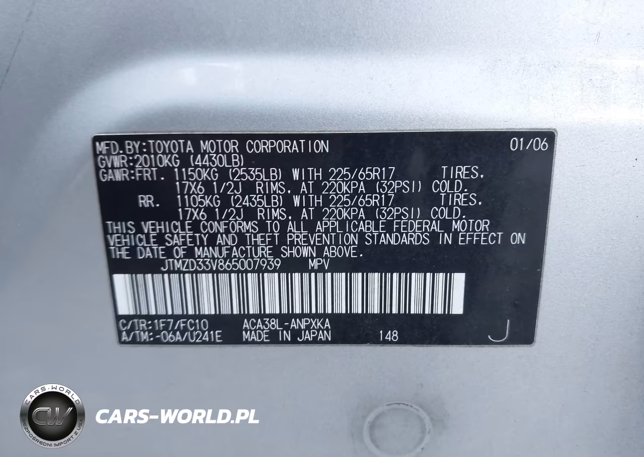 2006 Toyota Rav4 VIN:JTMZD33V865007939 - 9
