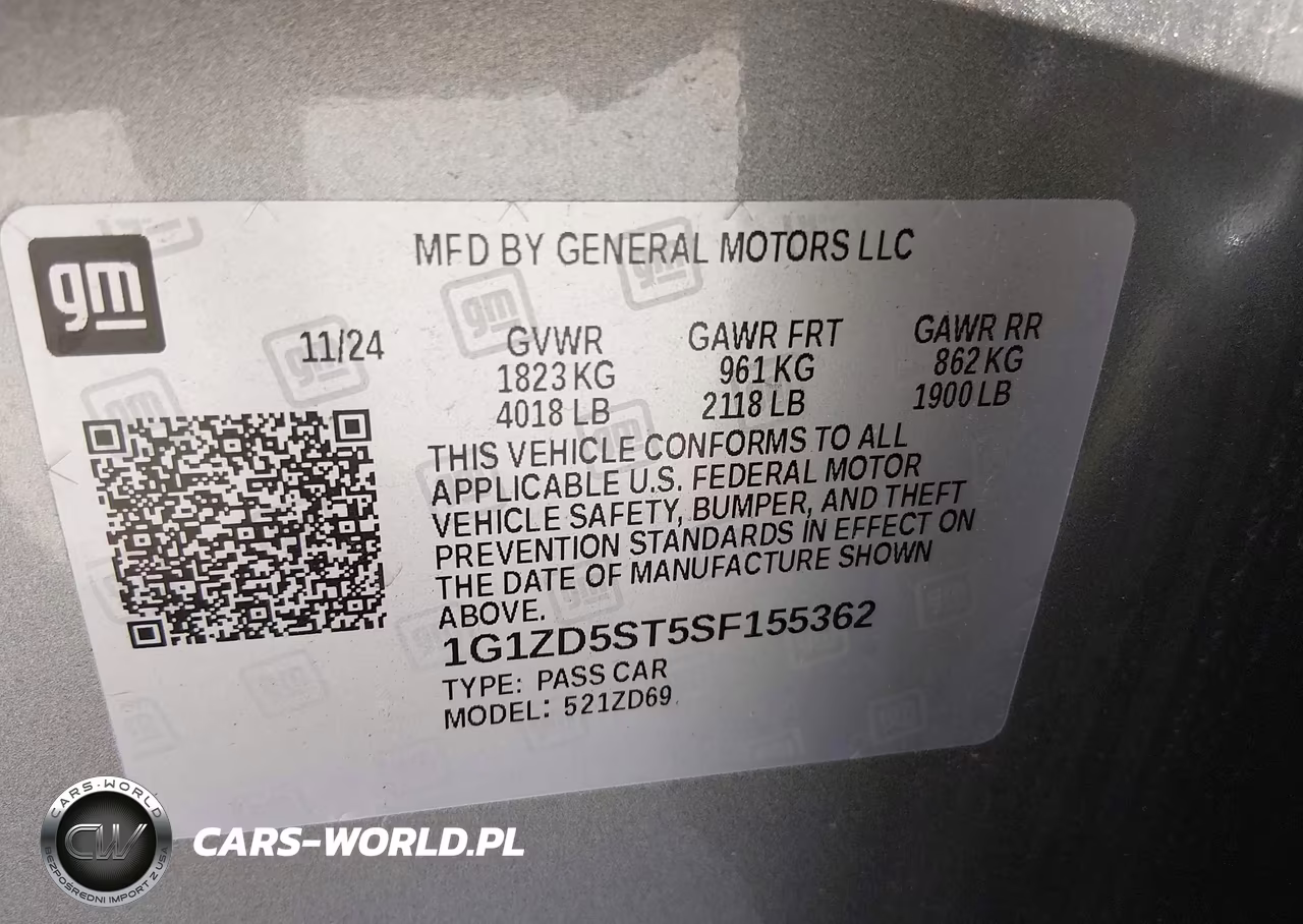 2025 Chevrolet Malibu Fwd 1Lt VIN:1G1ZD5ST5SF155362 - 9