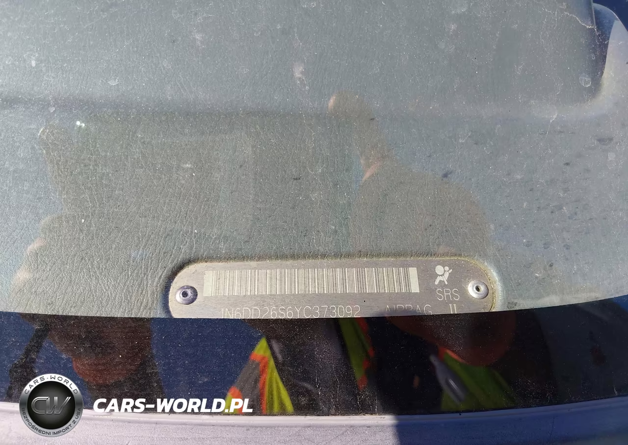 2000 Nissan Frontier Xe VIN:1N6DD26S6YC373092 - 9