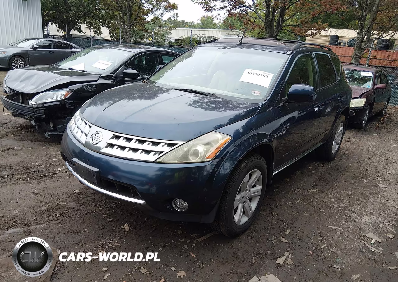 2006 Nissan Murano Sl VIN:JN8AZ08W06W536198 - 2