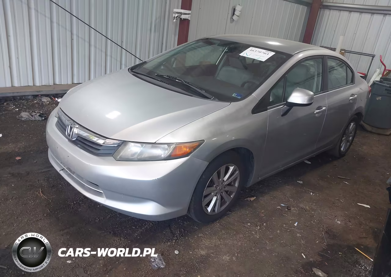 2012 Honda Civic Lx VIN:19XFB2F53CE378585 - 2