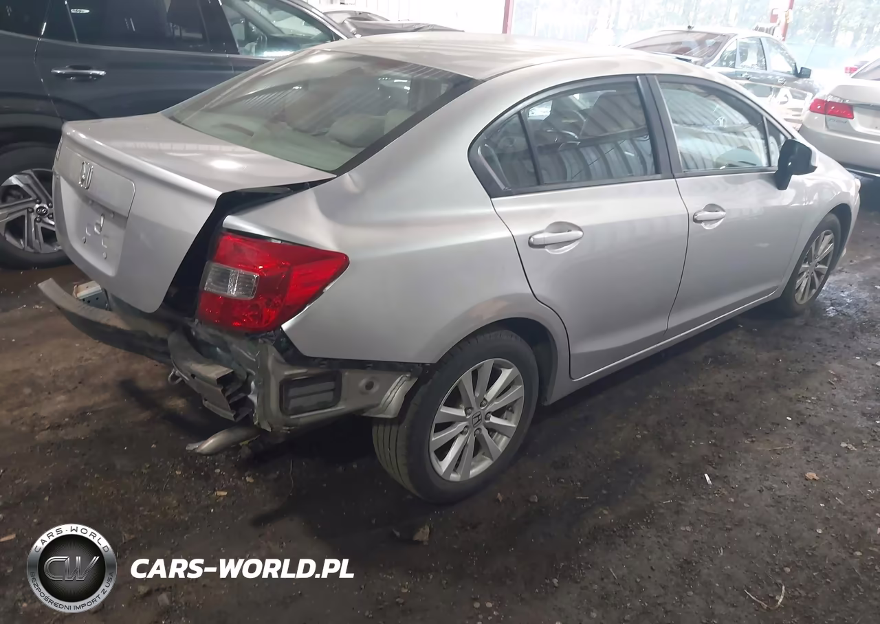 2012 Honda Civic Lx VIN:19XFB2F53CE378585 - 4