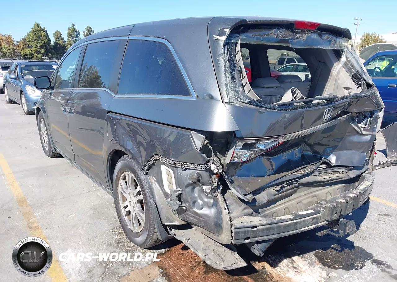 2012 Honda Odyssey Ex-L VIN:5FNRL5H64CB035036 - 3