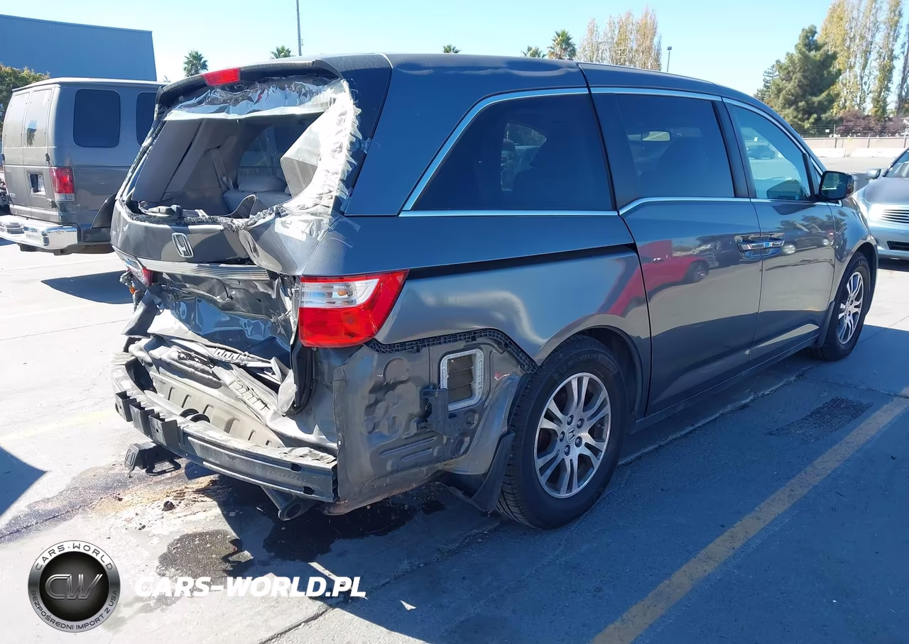 2012 Honda Odyssey Ex-L VIN:5FNRL5H64CB035036 - 4
