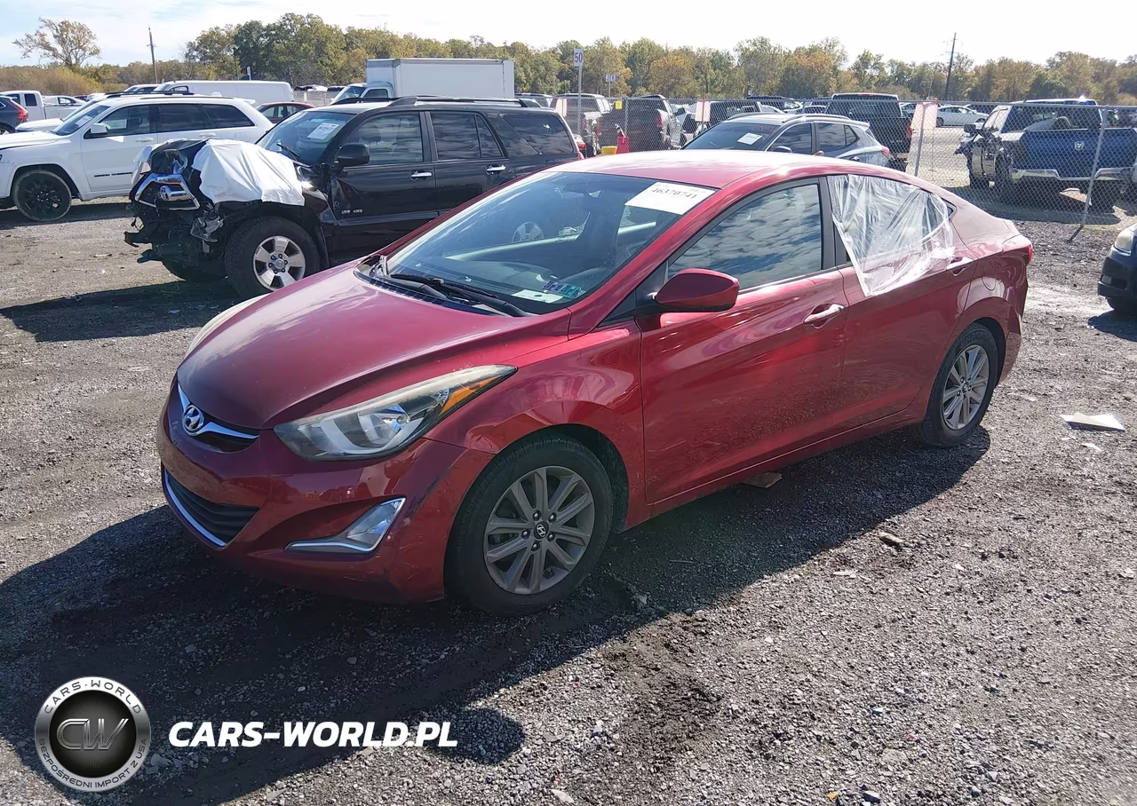 2015 Hyundai Elantra Se VIN:5NPDH4AE8FH582419 - 2