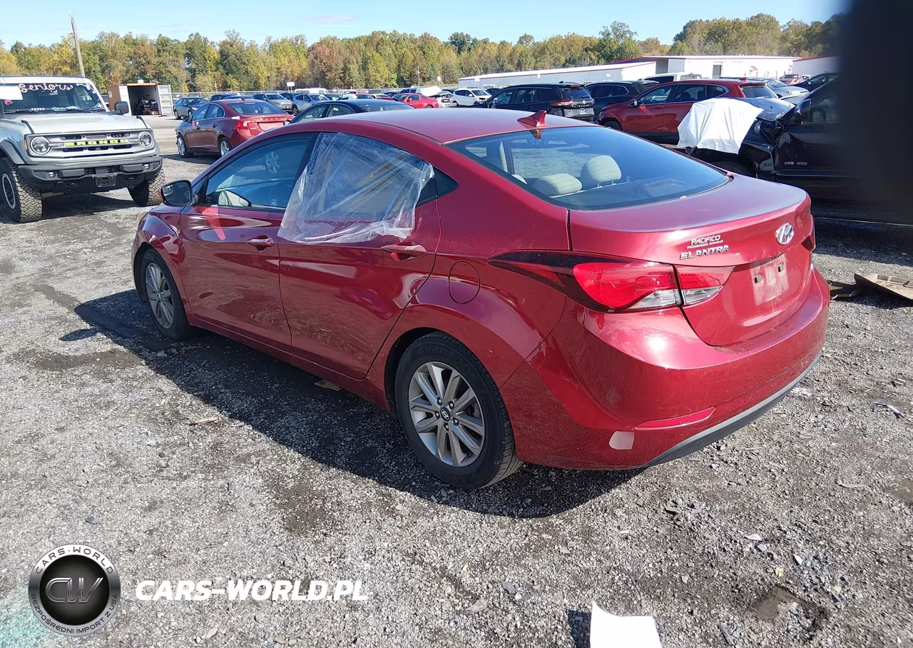 2015 Hyundai Elantra Se VIN:5NPDH4AE8FH582419 - 3
