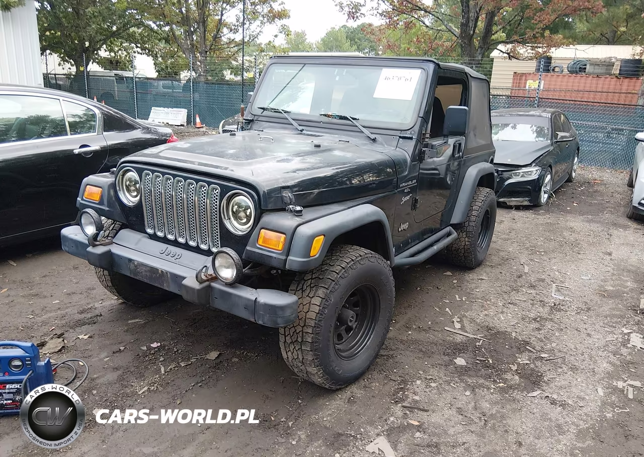 2000 Jeep Wrangler Sport VIN:1J4FA49S6YP701206 - 2