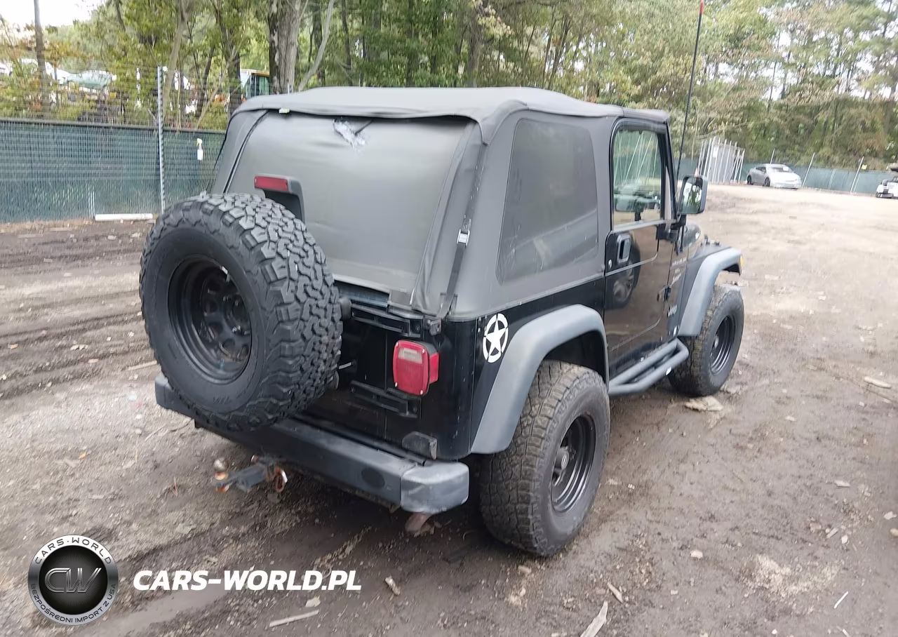 2000 Jeep Wrangler Sport VIN:1J4FA49S6YP701206 - 4