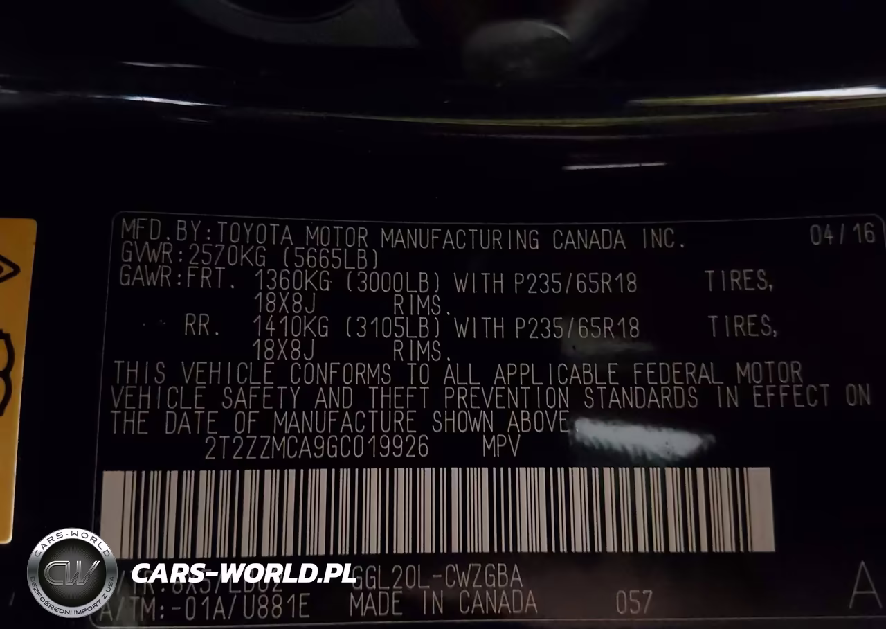 2016 Lexus Rx 350 VIN:2T2ZZMCA9GC019926 - 9