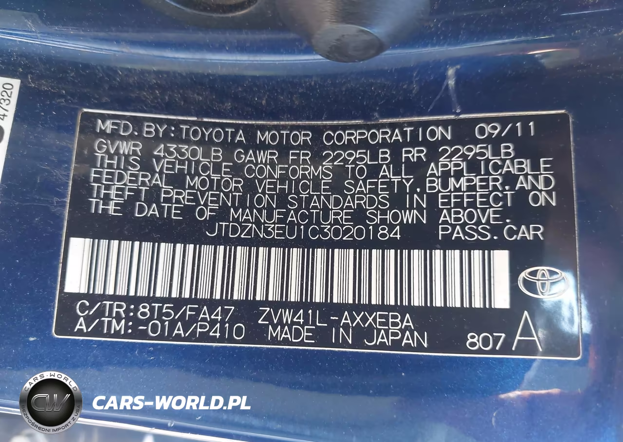 2012 Toyota Prius V Three VIN:JTDZN3EU1C3020184 - 9