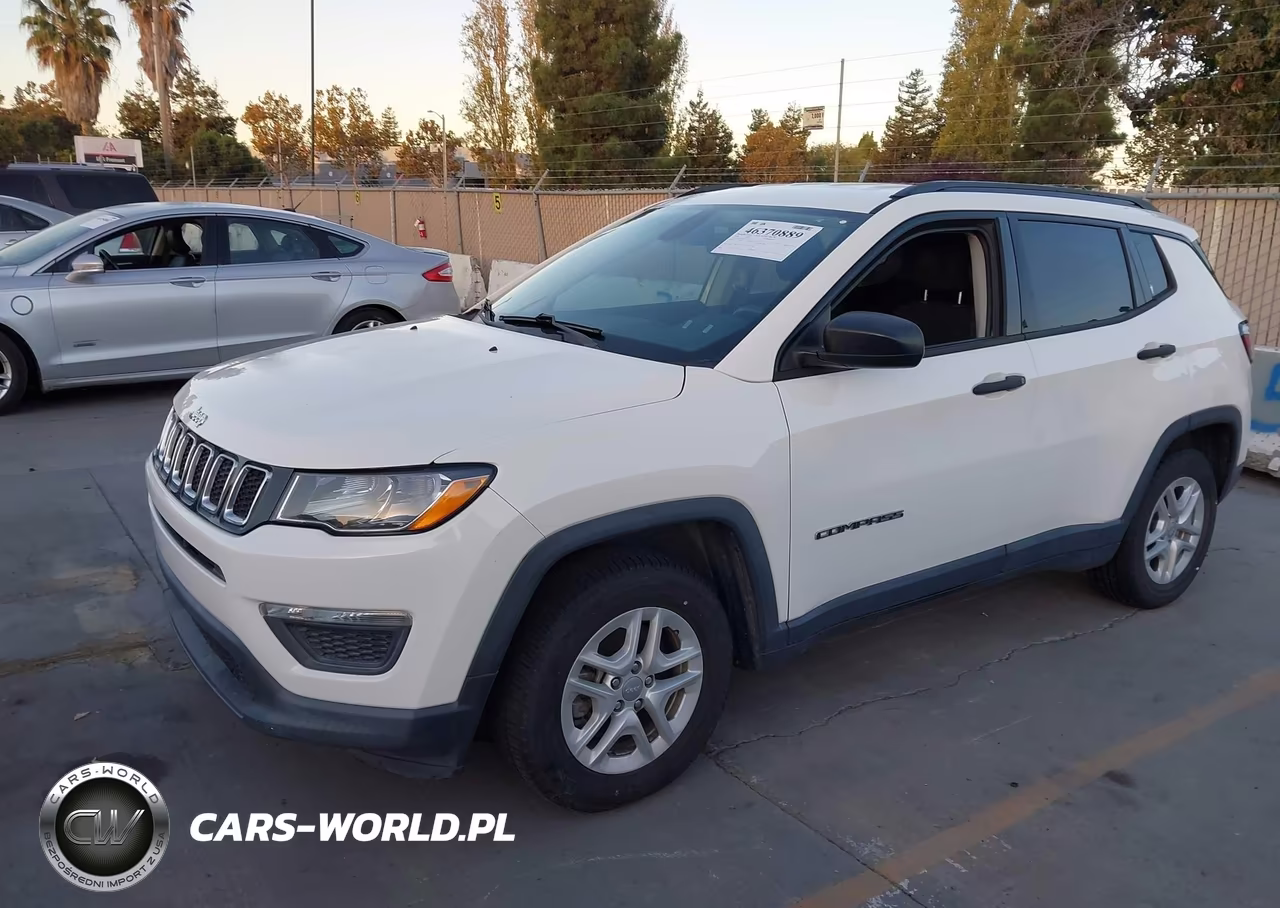 2018 Jeep Compass Sport Fwd VIN:3C4NJCABXJT416128 - 2
