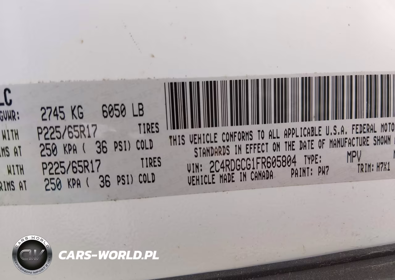 2015 Dodge Grand Caravan Sxt VIN:2C4RDGCG1FR605804 - 9
