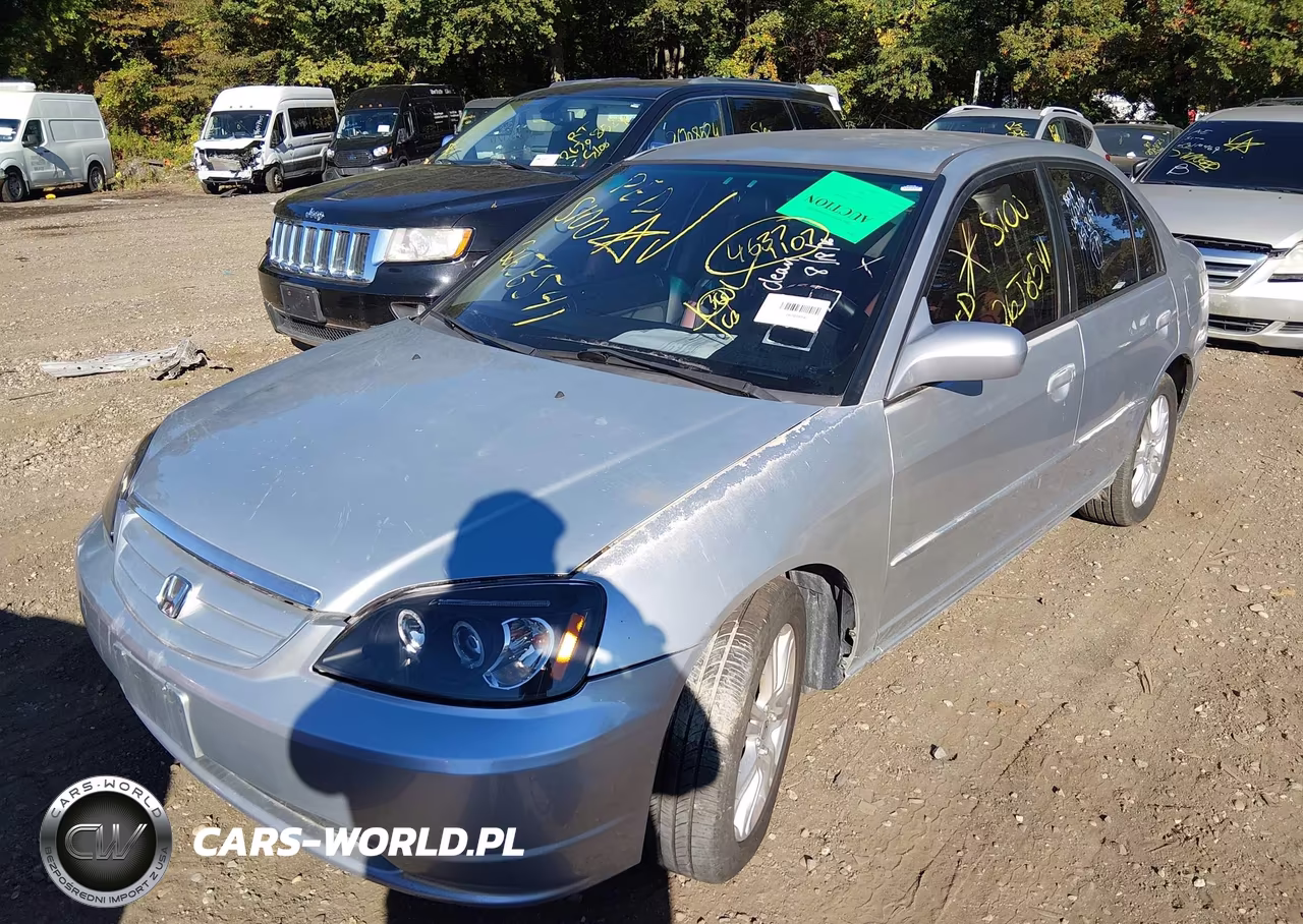 2001 Honda Civic Lx VIN:2HGES16511H597182 - 2